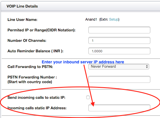 Static IP for Inbound Calls