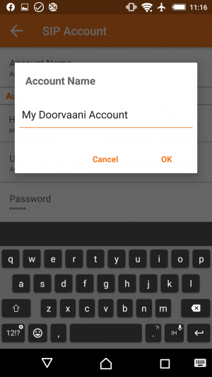 Account Name Edit