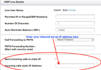 Static IP for Inbound Calls